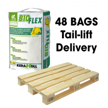 Kerakoll Bioflex Eco-Friendly Mineral Adhesive Standard Set C2 White Shock 20kg (Full 48 Bag Pallet)